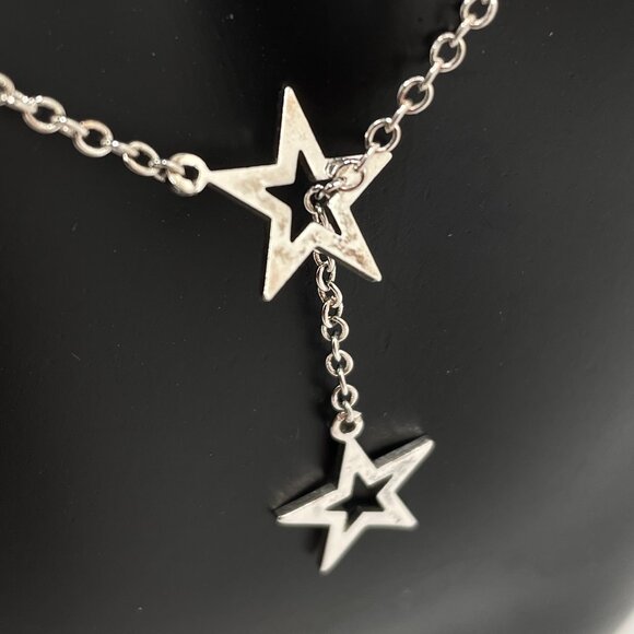 Sterling Silver Star Necklace - Picture 2 of 4
